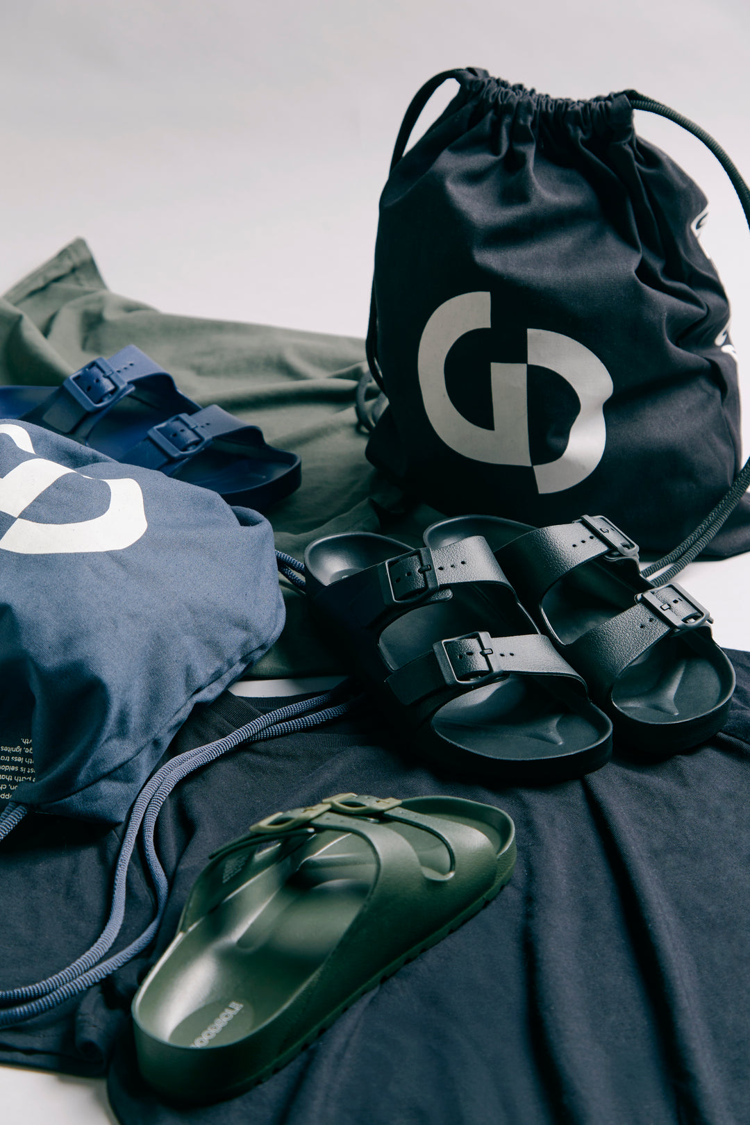 Beach Slide Bundle - Charcoal Green