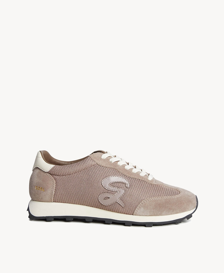 8002 Connect - Walnut Suede/Mesh/Ivory Leather