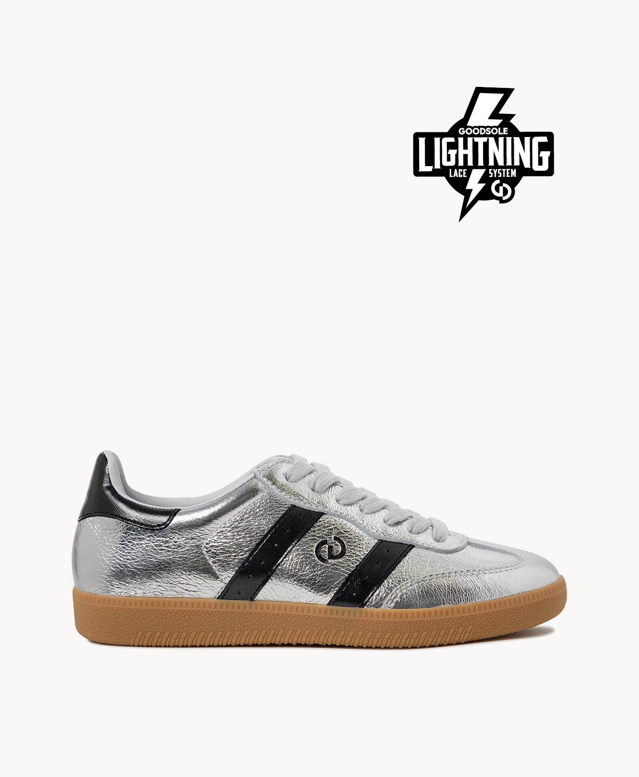 Parallel Rose Gold Contrast Leather Sneaker