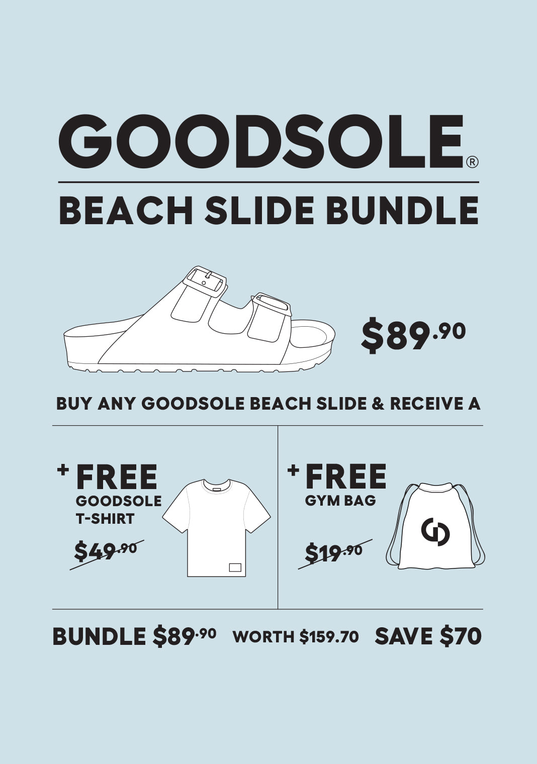 Beach Slide Bundle - Charcoal Green