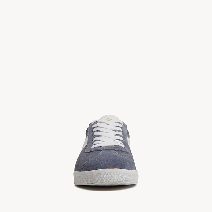 1001 Convergence - Misty Blue Suede/White