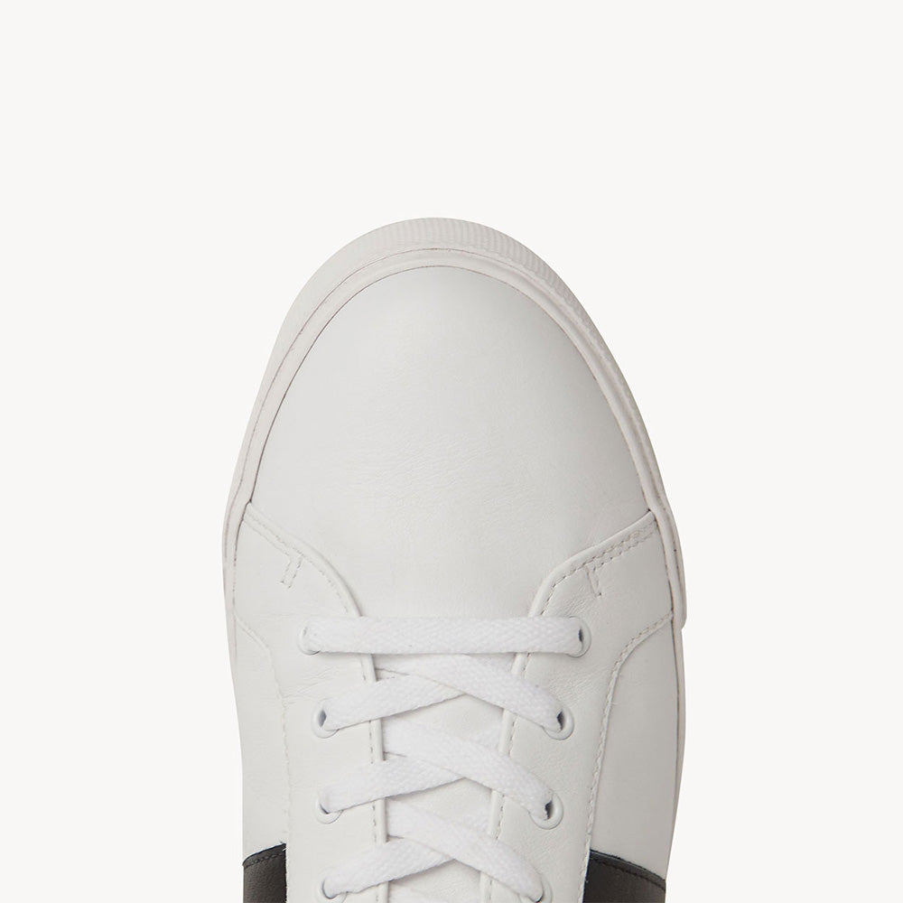 4002 Convergence - White Softie Leather/Black Leather