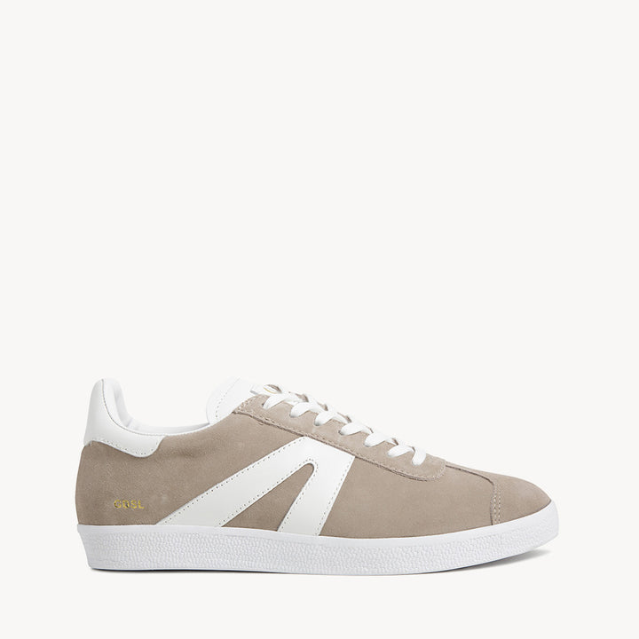 1001 Convergence - Mushroom Suede/White Leather