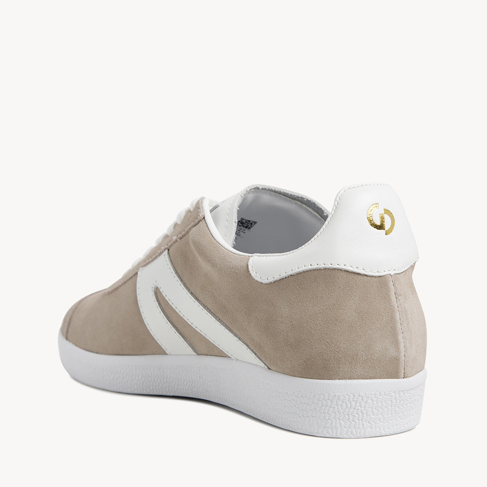 1001 Convergence - Mushroom Suede/White Leather