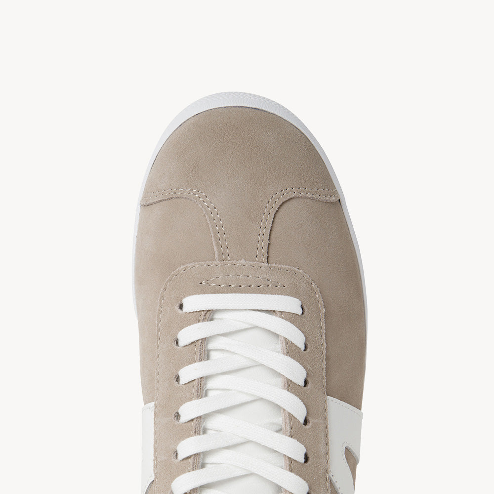 1001 Convergence - Mushroom Suede/White Leather