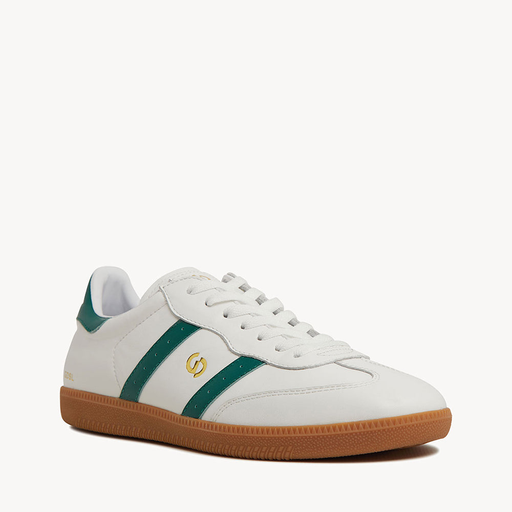 2001 Parallel - White Art Soft Leather/Forest Green Leather