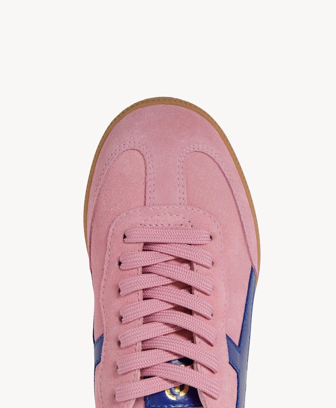 2001 Crossroads - Pink Soft Suede/Deep Blue Leather