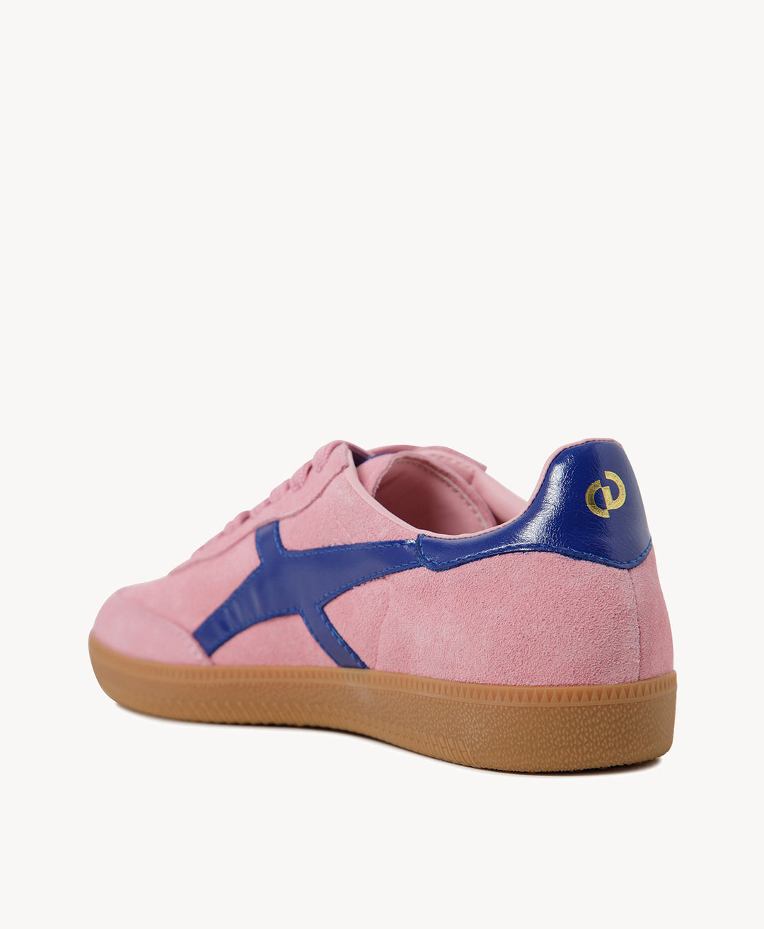 2001 Crossroads - Pink Soft Suede/Deep Blue Leather