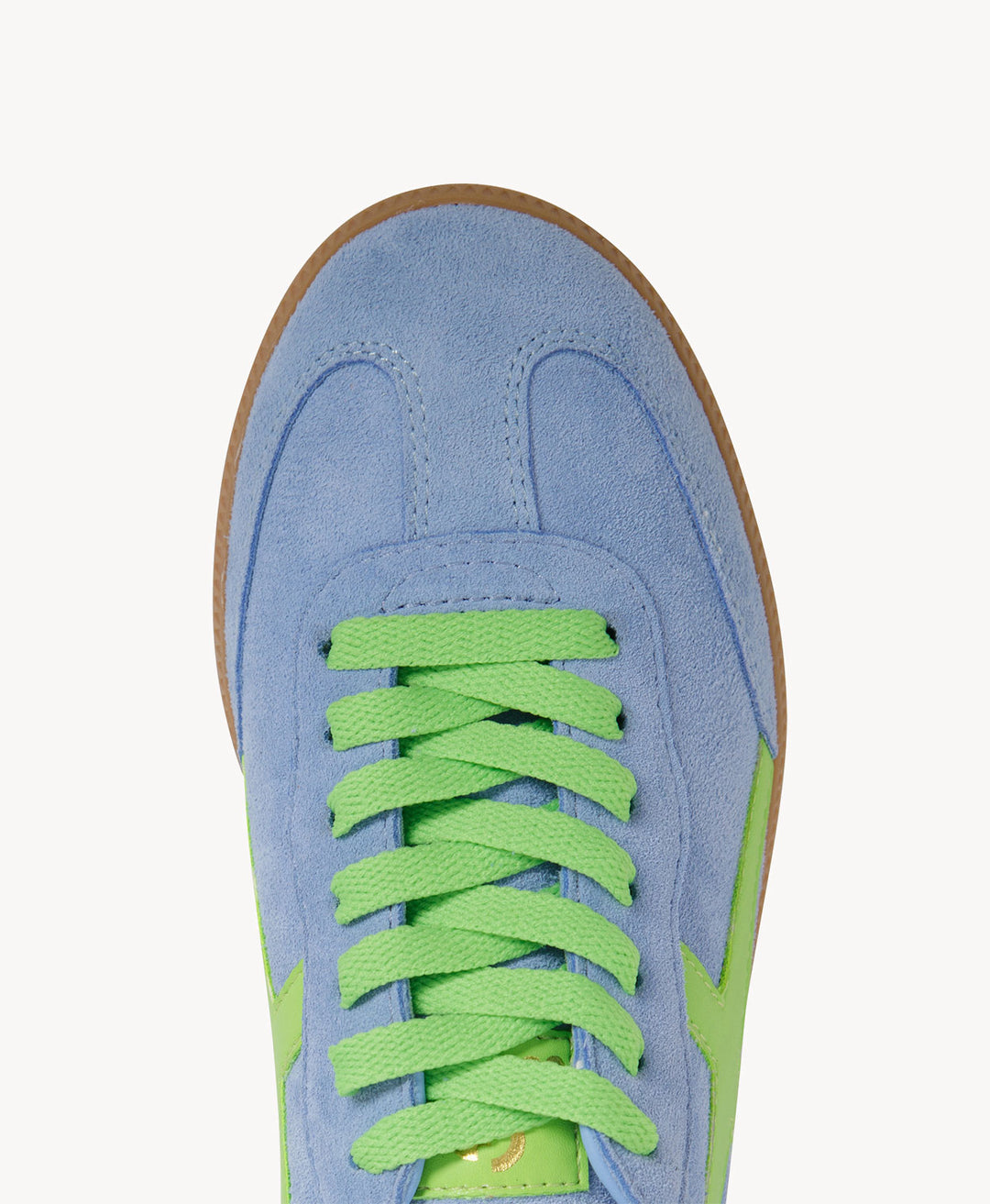 2001 Crossroads - Blue Soft Suede/Neon Green Leather