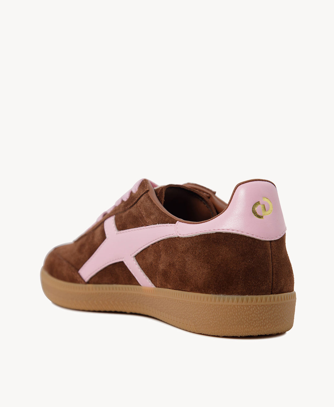 2001 Crossroads - Coffee Soft Suede/Candy Pink Leather