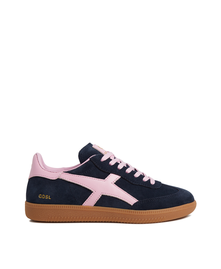 2001 Crossroads Navy Suede Pink Leather