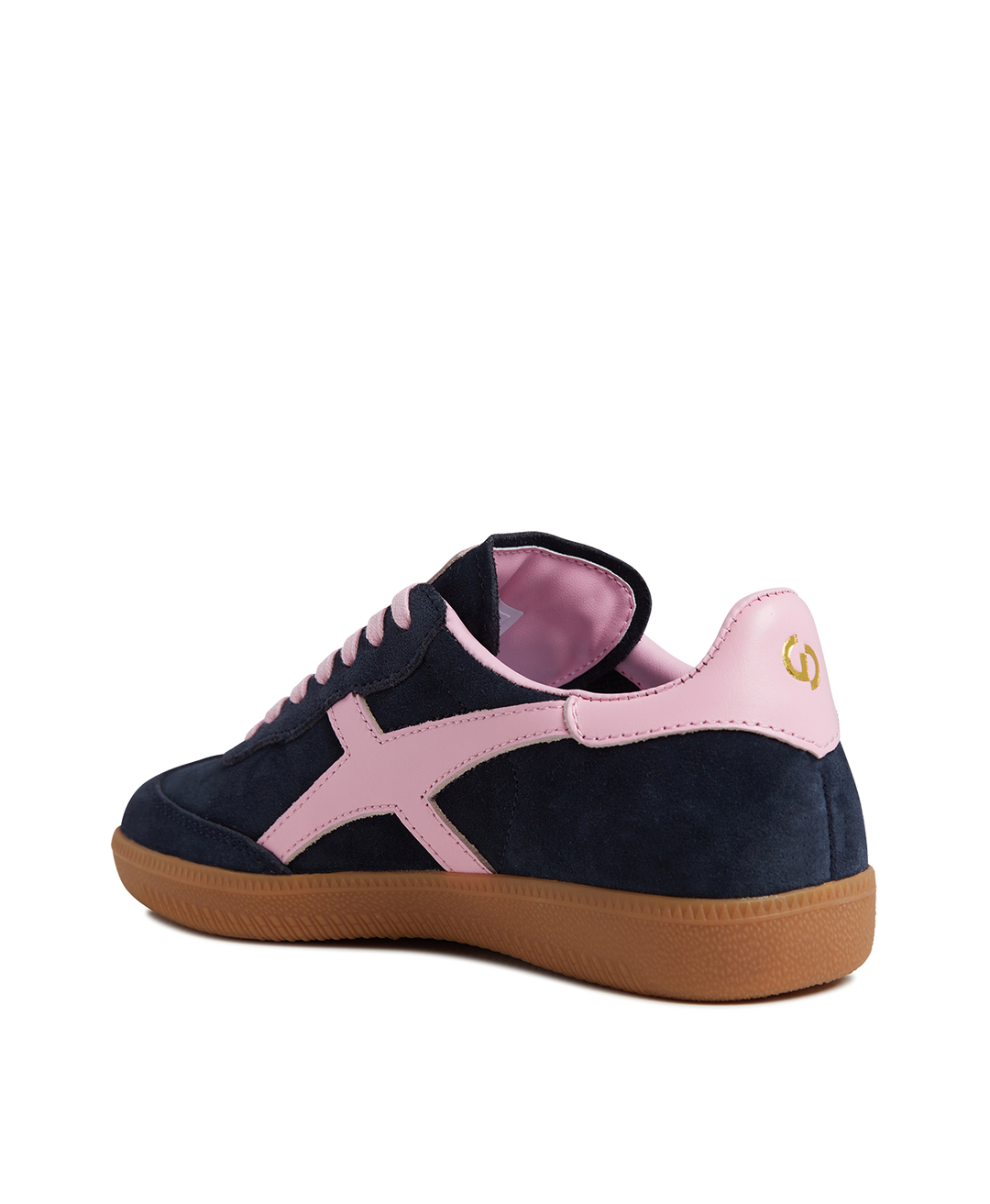 2001 Crossroads Navy Suede Pink Leather