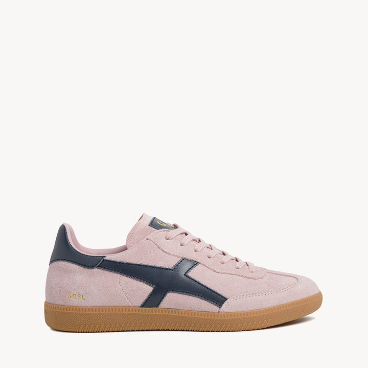 2001 Crossroads - Pink Suede/Navy Leather