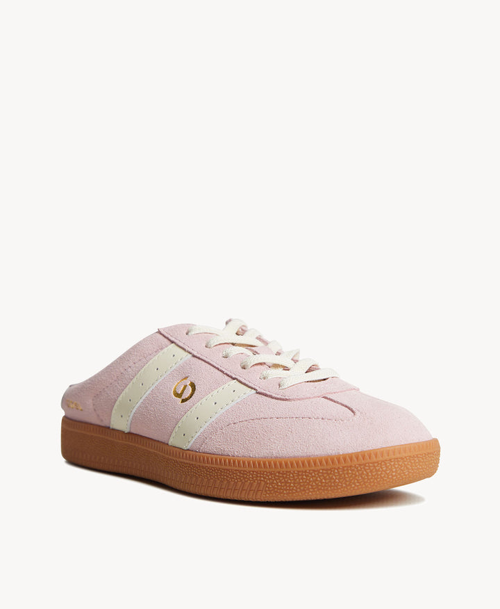 2001 Parallel Mule - Pink Suede / Ivory