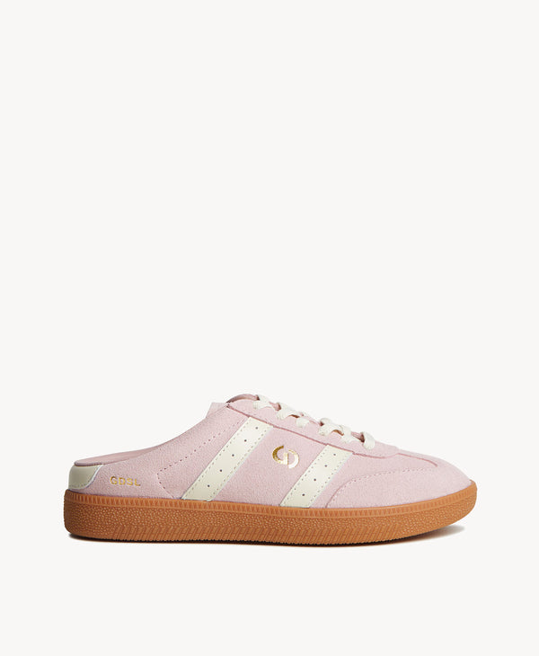 2001 Parallel Mule - Pink Suede / Ivory