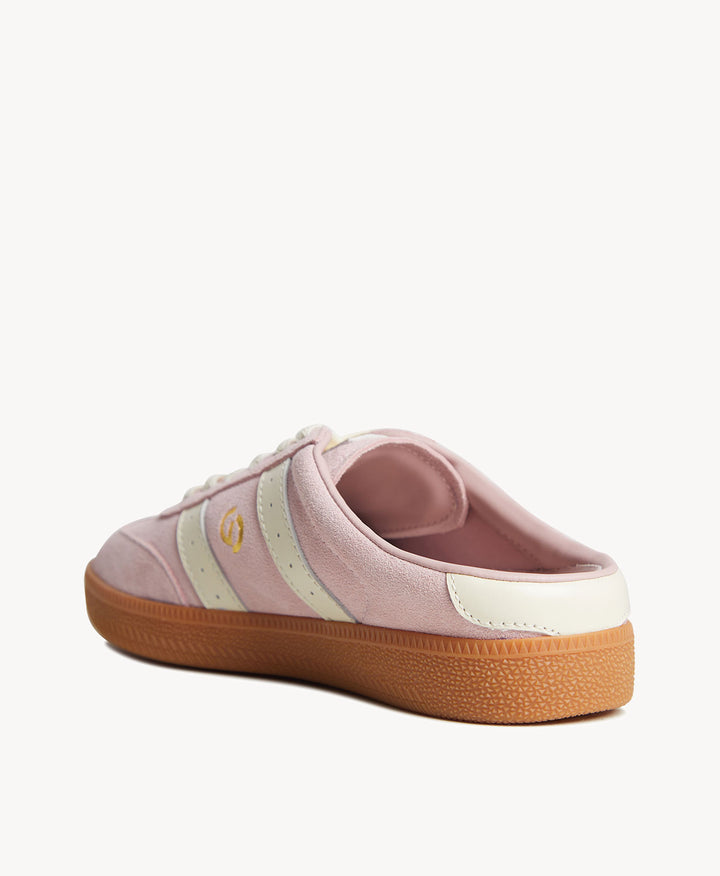 2001 Parallel Mule - Pink Suede / Ivory