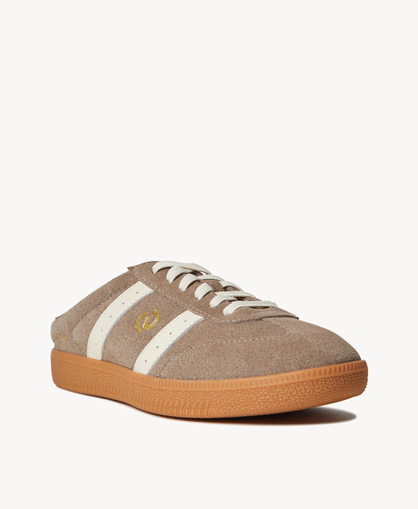 2001 Parallel Mule - Walnut Suede/Ivory