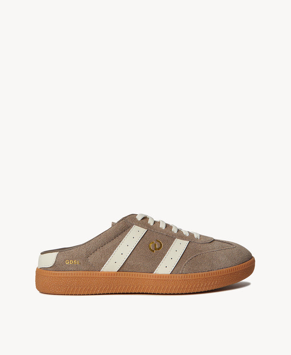 2001 Parallel Mule - Walnut Suede/Ivory