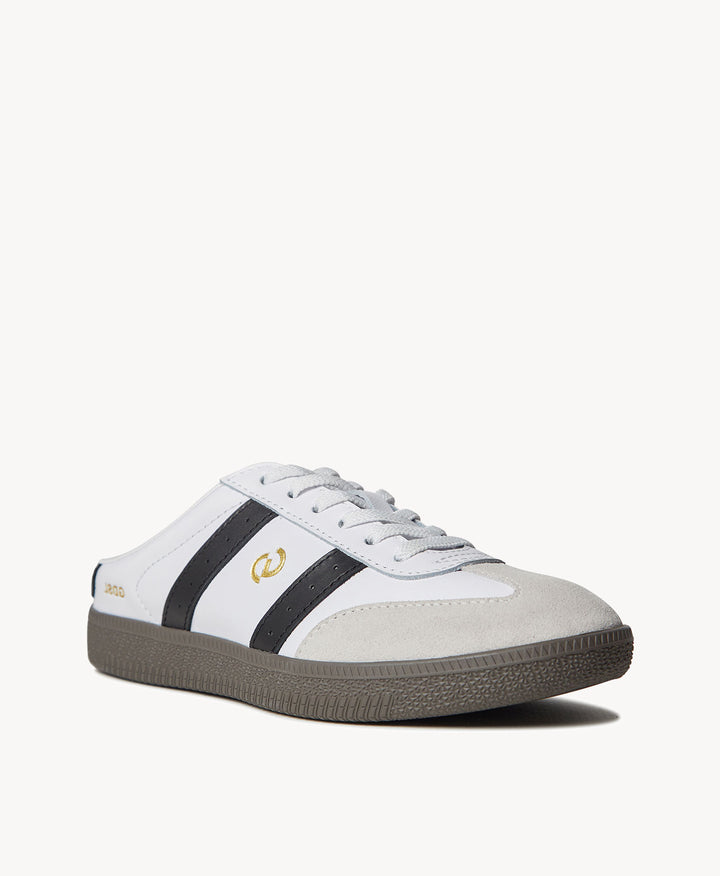 2001 Parallel Mule - White / Grey / Black leather