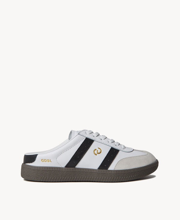 2001 Parallel Mule - White / Grey / Black leather