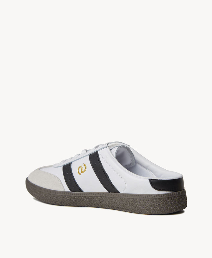 2001 Parallel Mule - White / Grey / Black leather