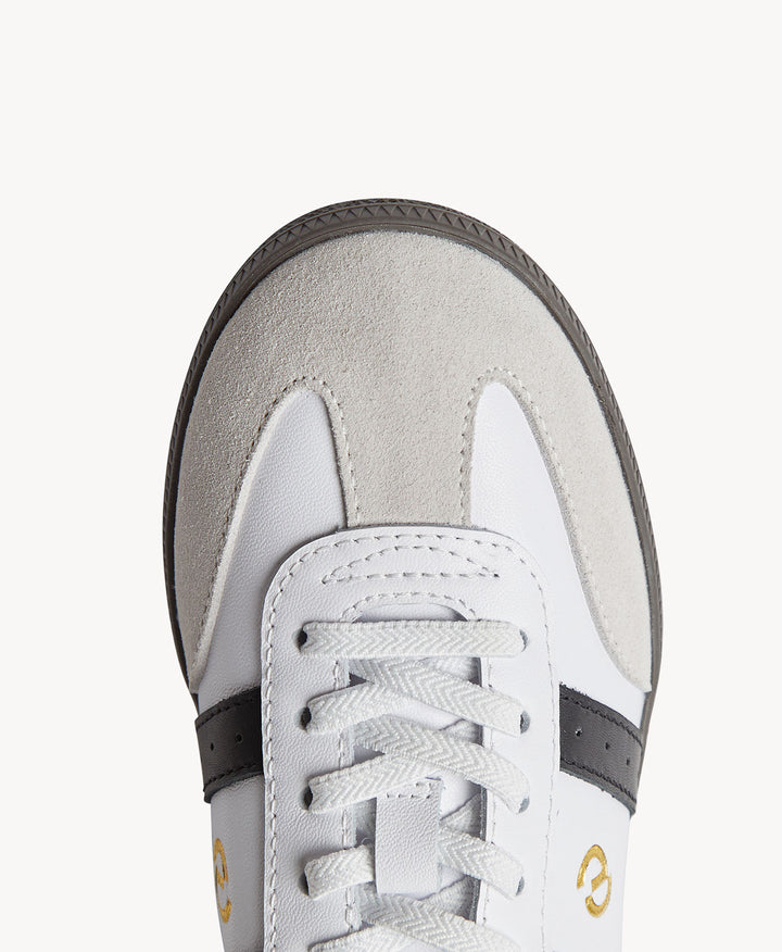 2001 Parallel Mule - White / Grey / Black leather