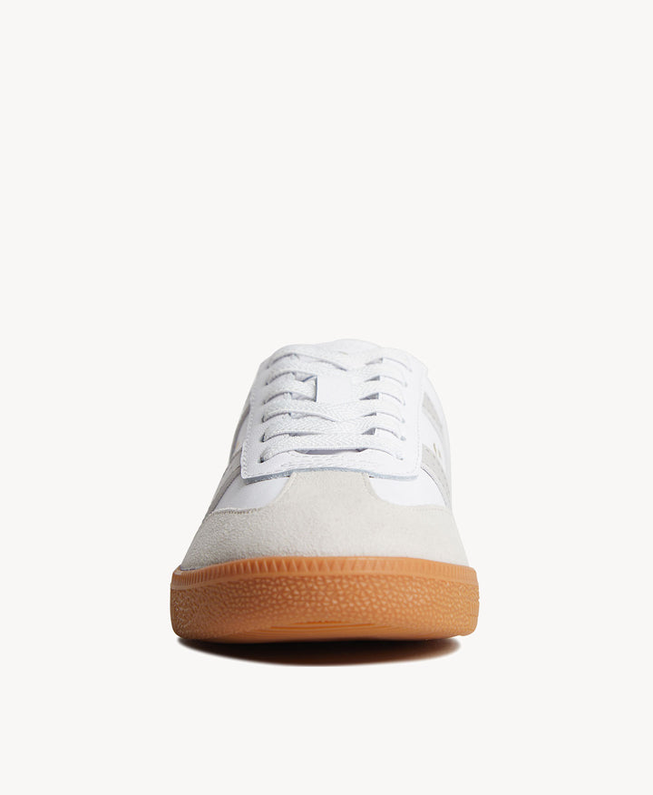 2001 Parallel Mule - White Leather / Light Grey