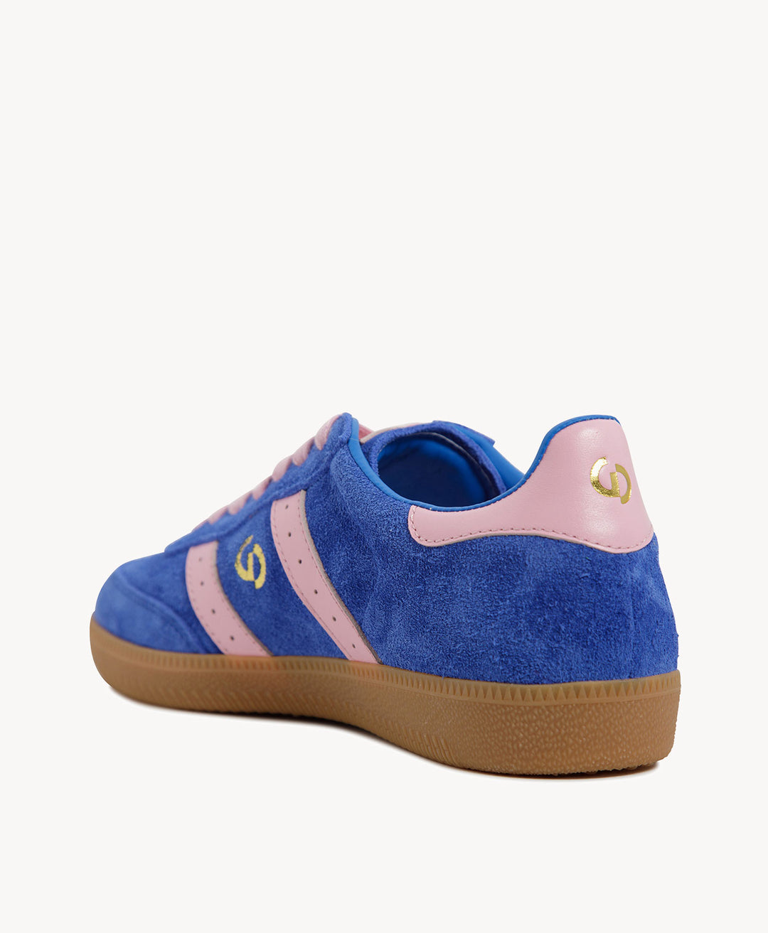 2001 Parallel - Cobalt Blue Soft Suede/Pink Leather