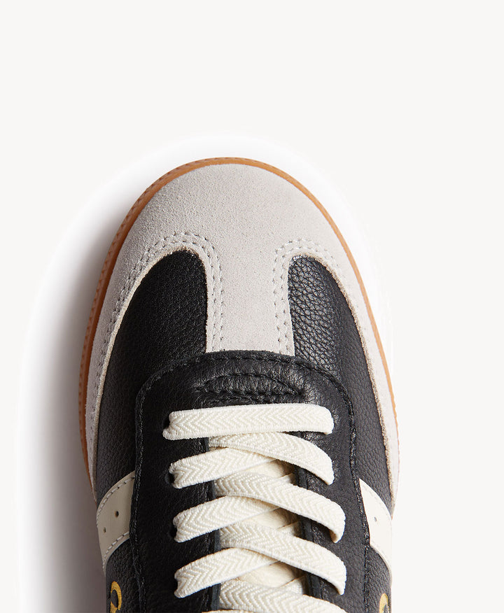 2001 Parallel - Black / Ivory Suede