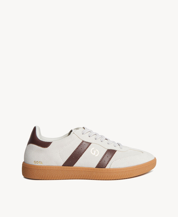 2001 Parallel - Bone Suede / Walnut Leather