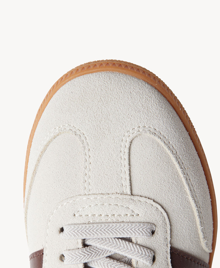 2001 Parallel - Bone Suede / Walnut Leather