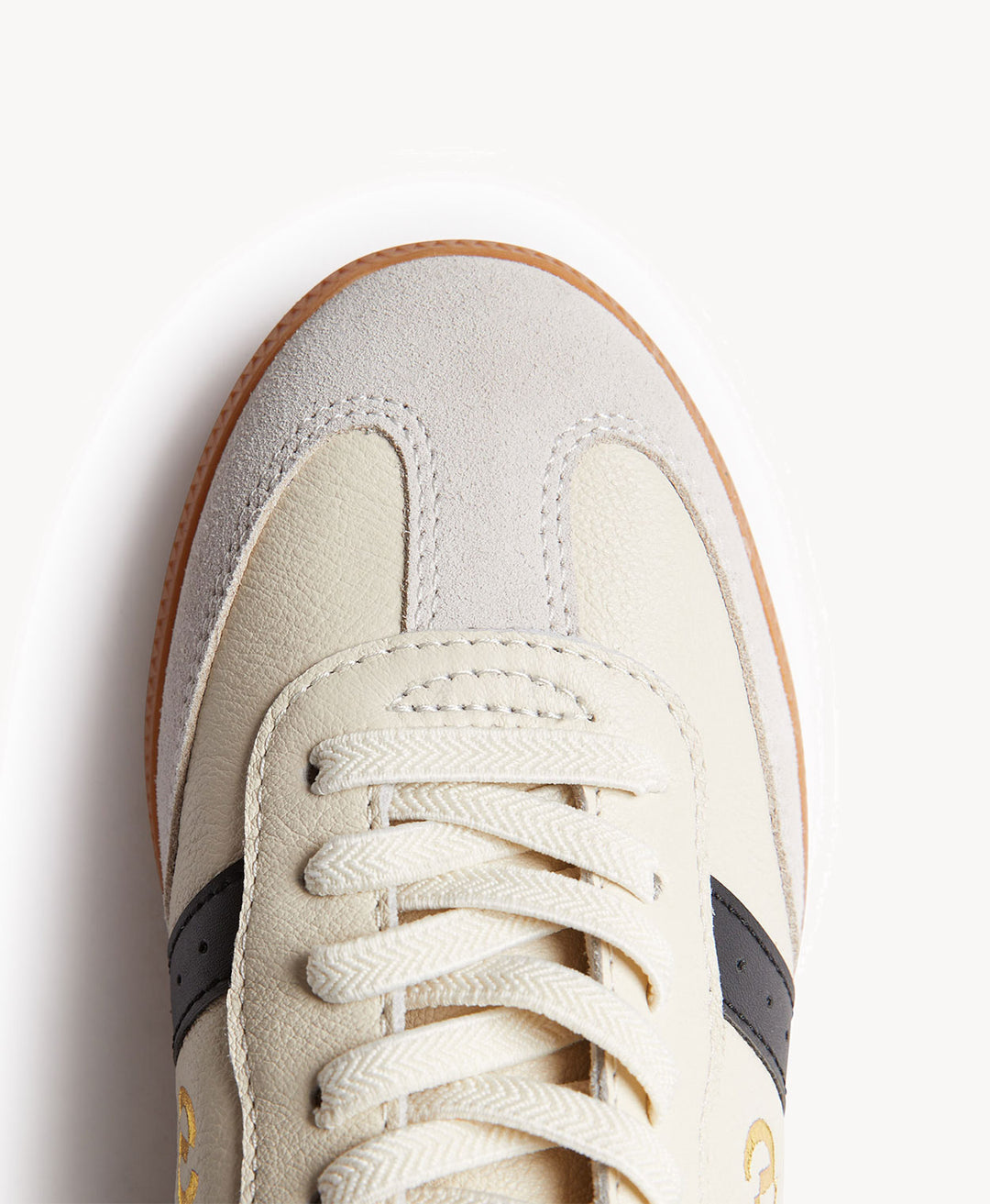 2001 Parallel - Ivory / Black Suede
