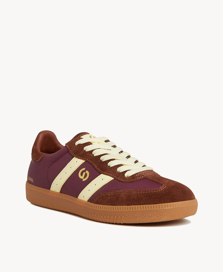 2001 Parallel - Maroon Nylon/Coffee/Yellow Leather