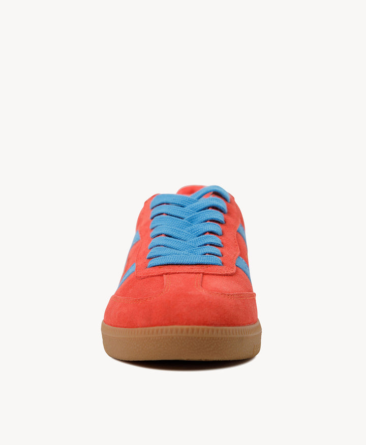 2001 Parallel - Melon Red Soft Suede/Blue Leather