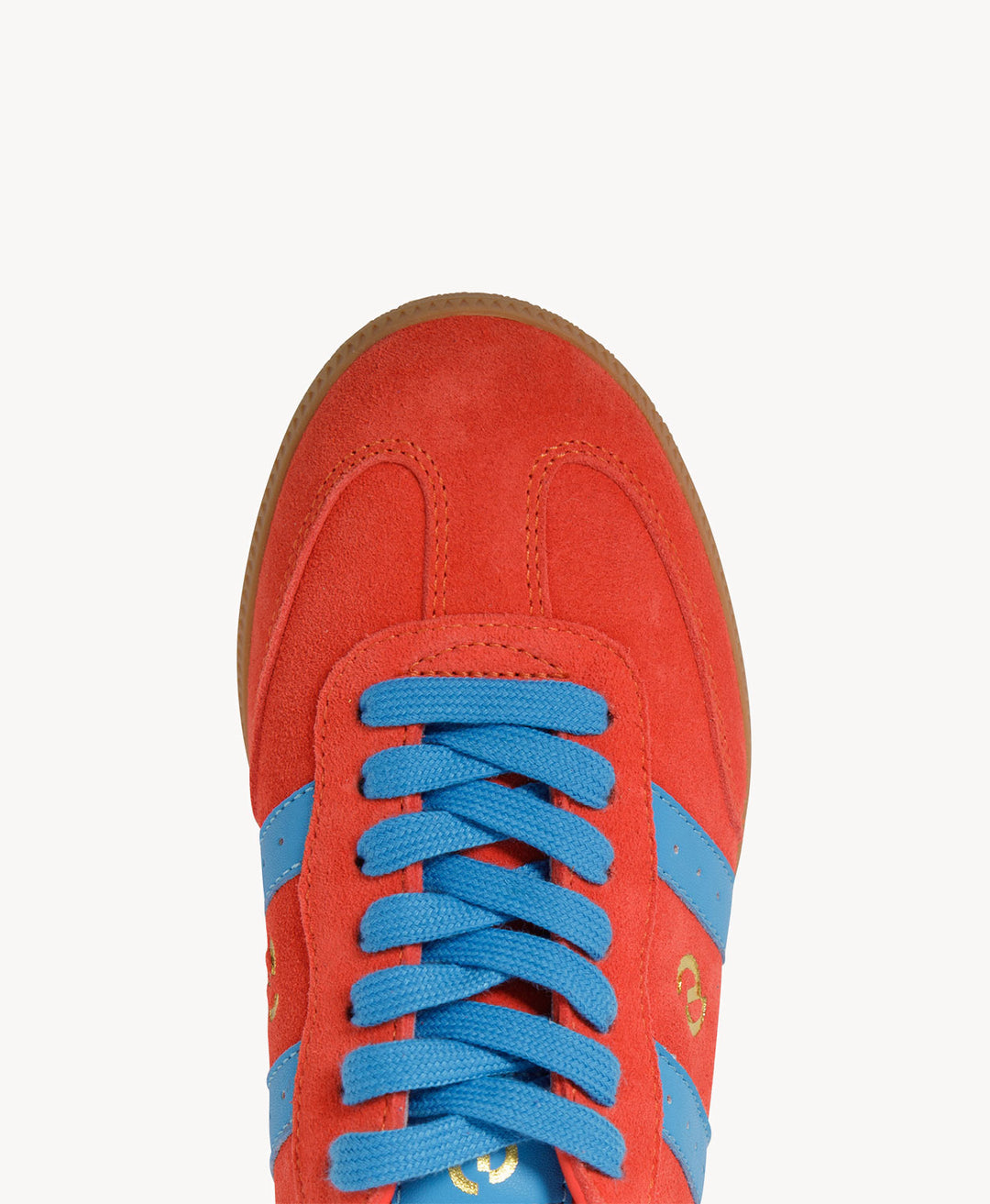 2001 Parallel - Melon Red Soft Suede/Blue Leather