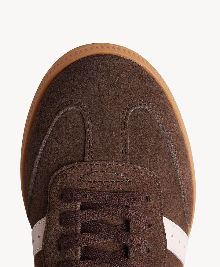 2001 Parallel - Milk Coffee Suede/Soft Pink Leather