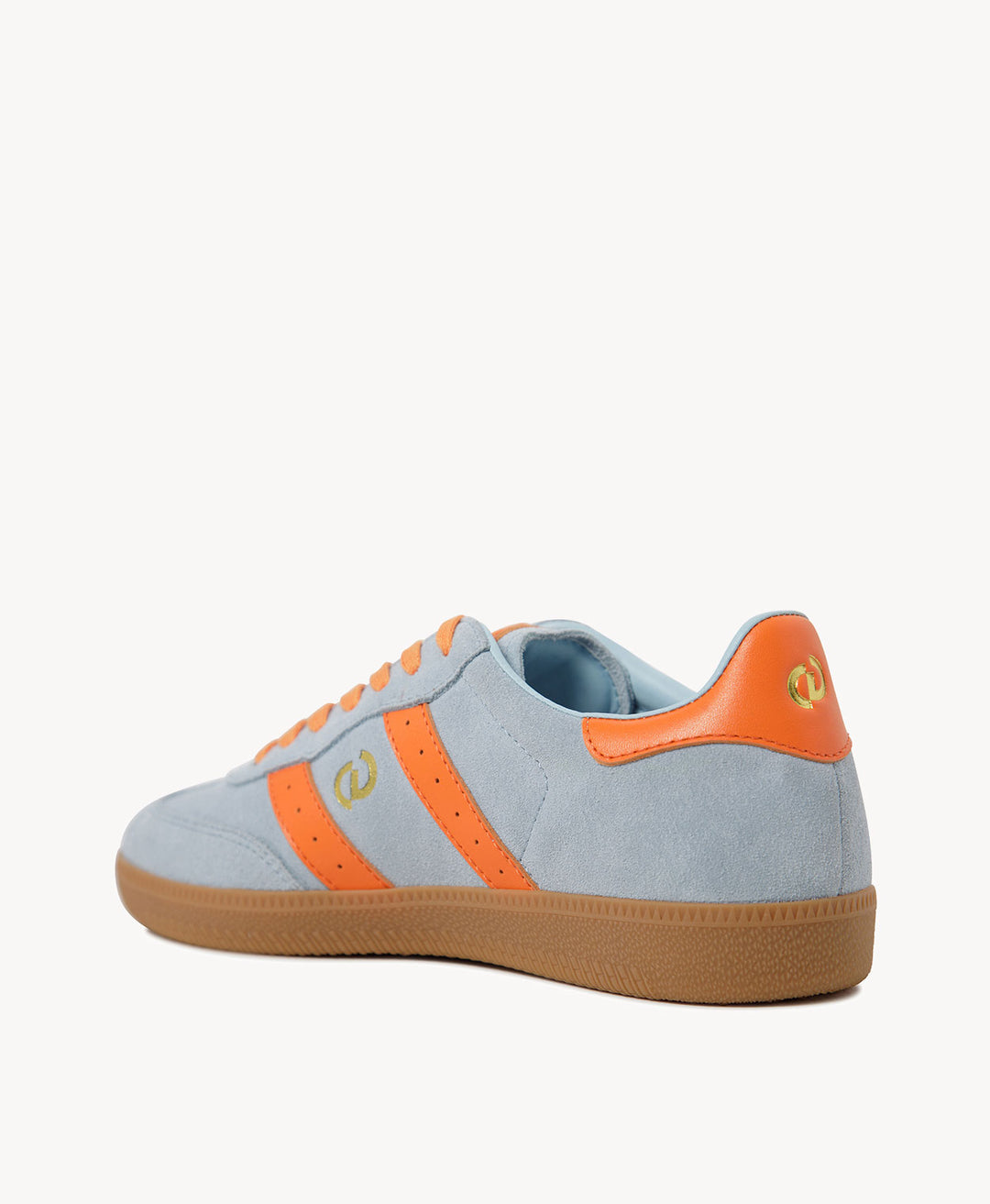 2001 Parallel - Pale Blue Soft Suede/Orange Leather