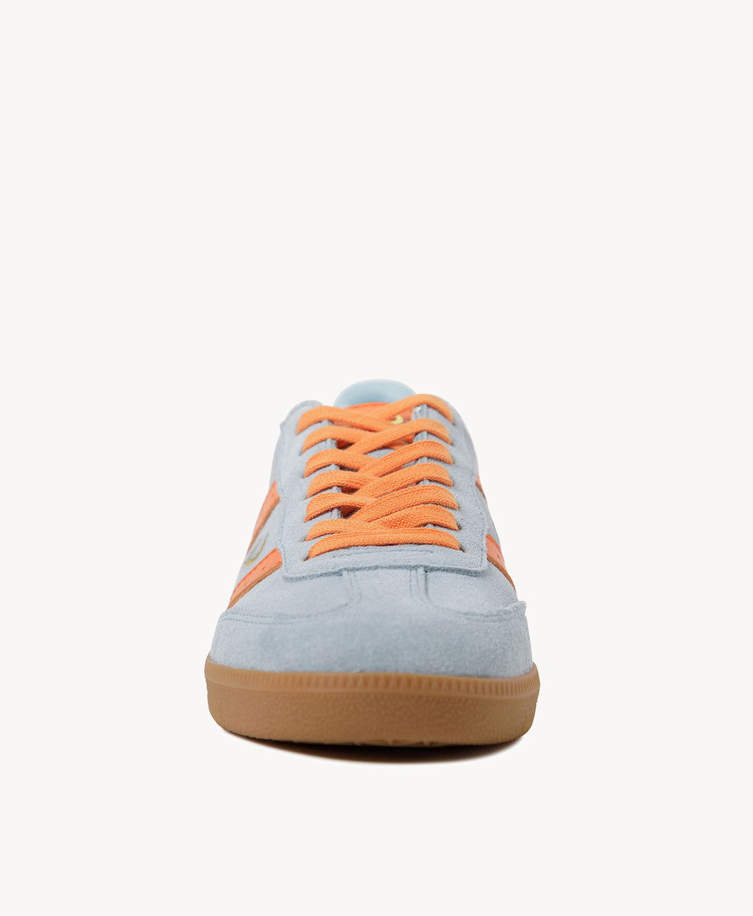 2001 Parallel - Pale Blue Soft Suede/Orange Leather