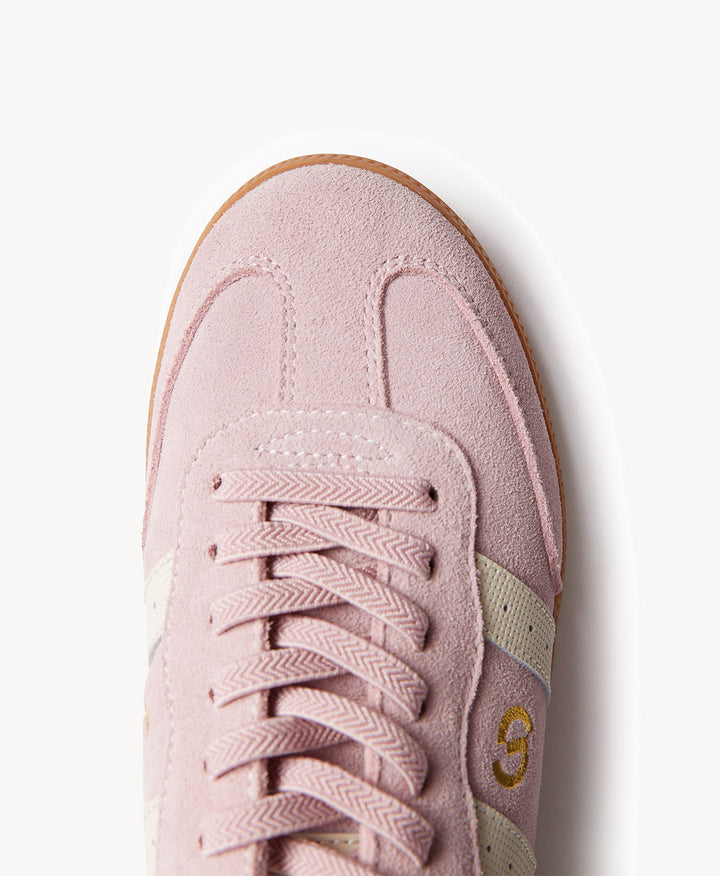 2001 Parallel - Pink Suede/Ivory Leather