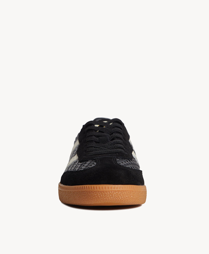 2001 Parallel Weave Black Suede / PU Weave / Ivory Leather