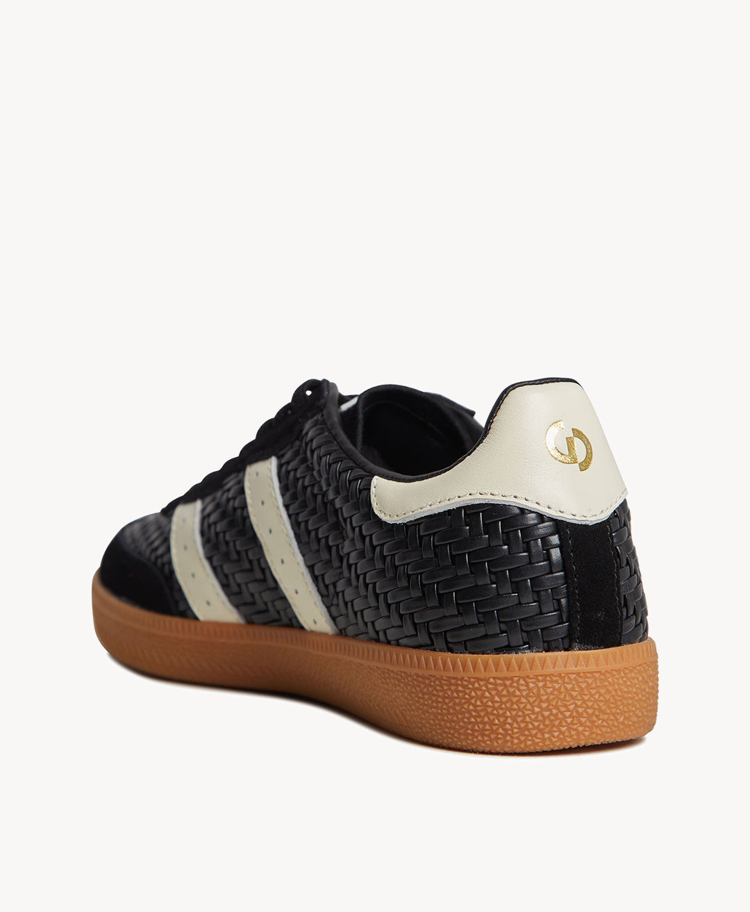 2001 Parallel Weave Black Suede / PU Weave / Ivory Leather