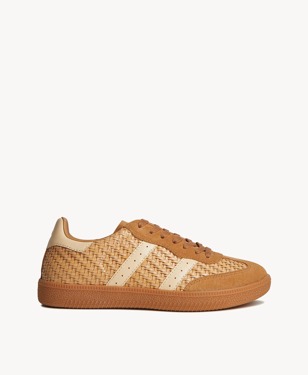 2001 Parallel Weave Tan Suede / PU Weave / Vanilla Leather
