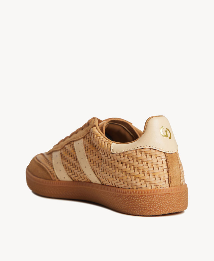 2001 Parallel Weave Tan Suede / PU Weave / Vanilla Leather