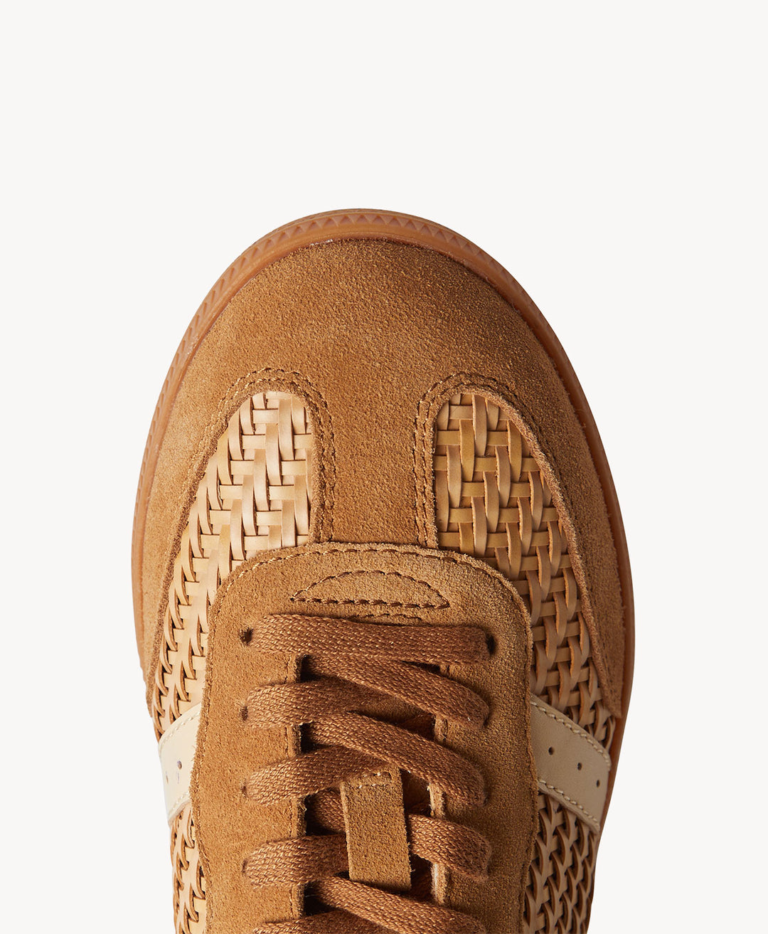 2001 Parallel Weave Tan Suede / PU Weave / Vanilla Leather