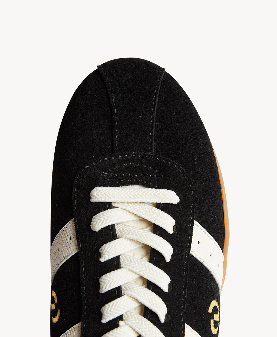 Alley Sneaker Black Suede/Bone