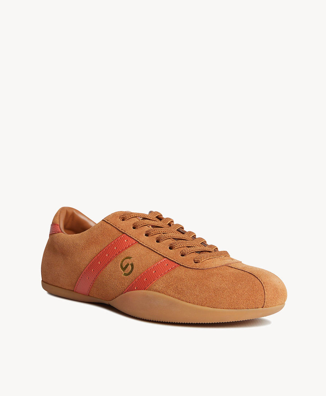 Alley Sneaker Butter Tan Suede/Burnt Orange