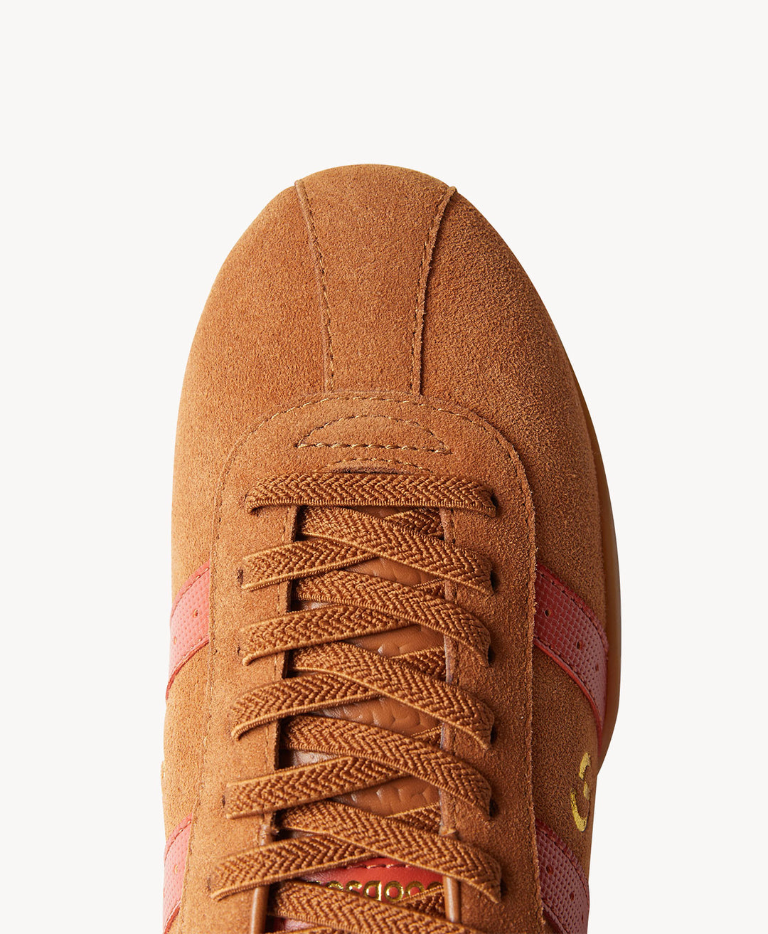 Alley Sneaker Butter Tan Suede/Burnt Orange