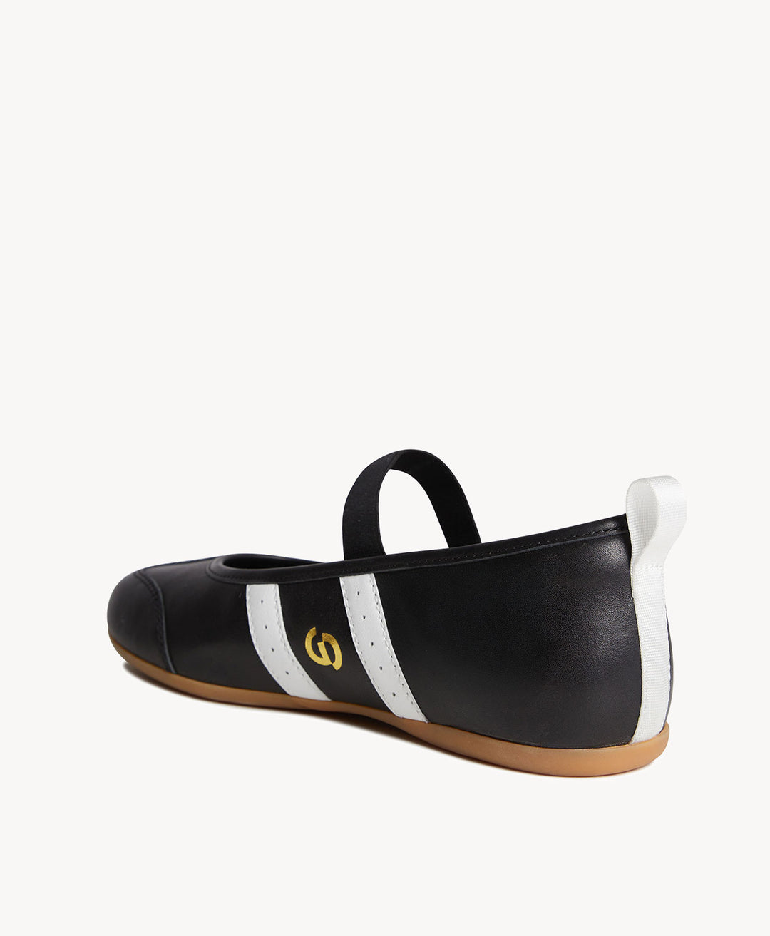 Aria Black/White Leather