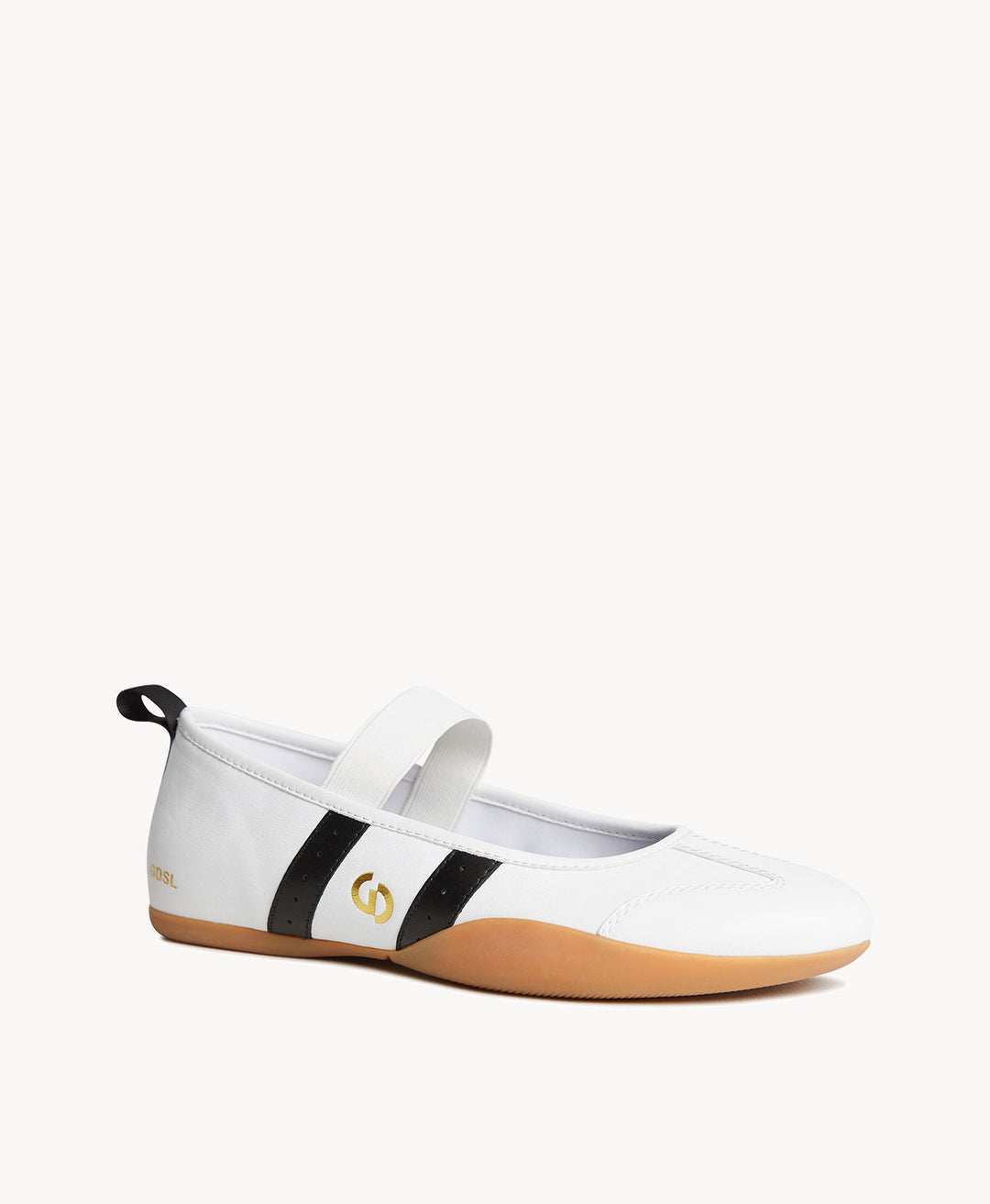 Aria White/Black Leather