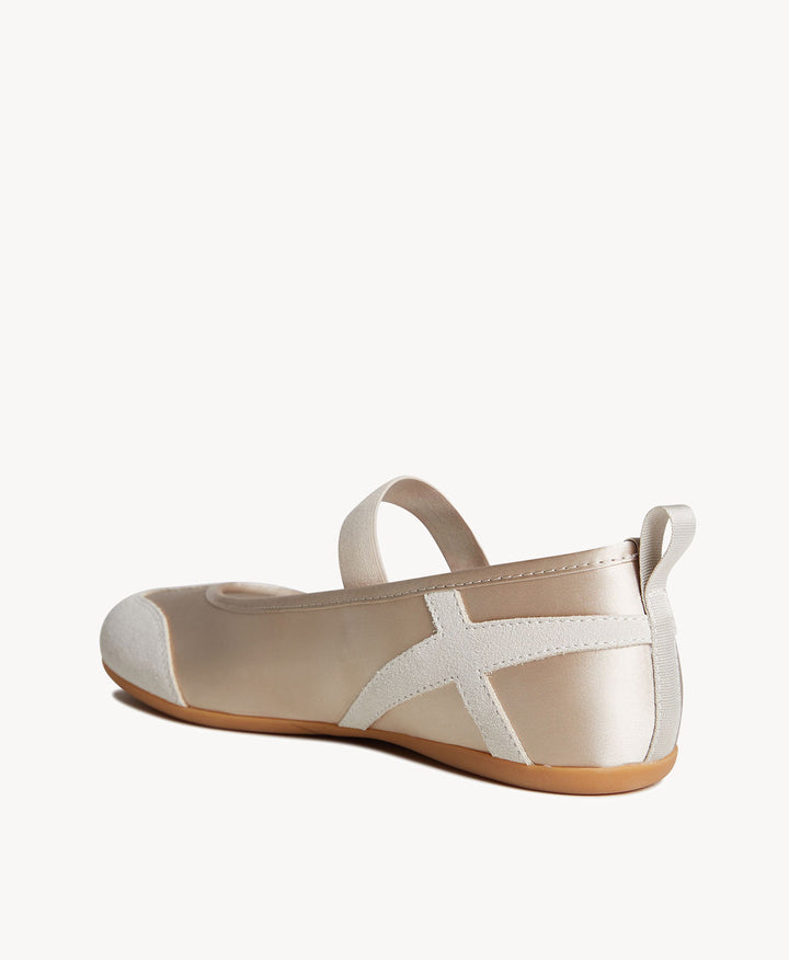 Melody Bone Suede/Satin